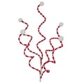 thumbnail image 3 of Northlight 24" Red and White Striped Candy Cane Curls Christmas Spray, 3 of 4