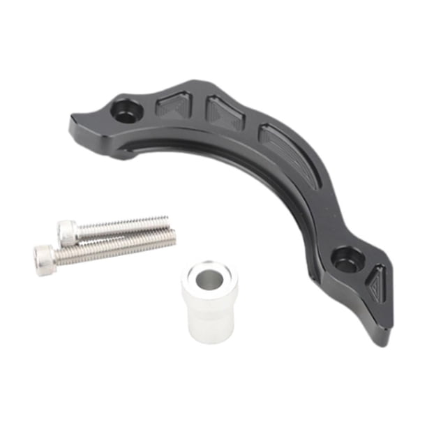 Protector de cadena de aluminio para motocicleta con tope de cadena magnético, protector de cadena, aesorios Negro