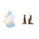 thumbnail image 1 of Espejo acrílico ondulado para maquillaje, decoración moderna para baño, pared, estatuas de gatos, figuras, sujetalibros, soportes para estantes, adorn, 1 of 8