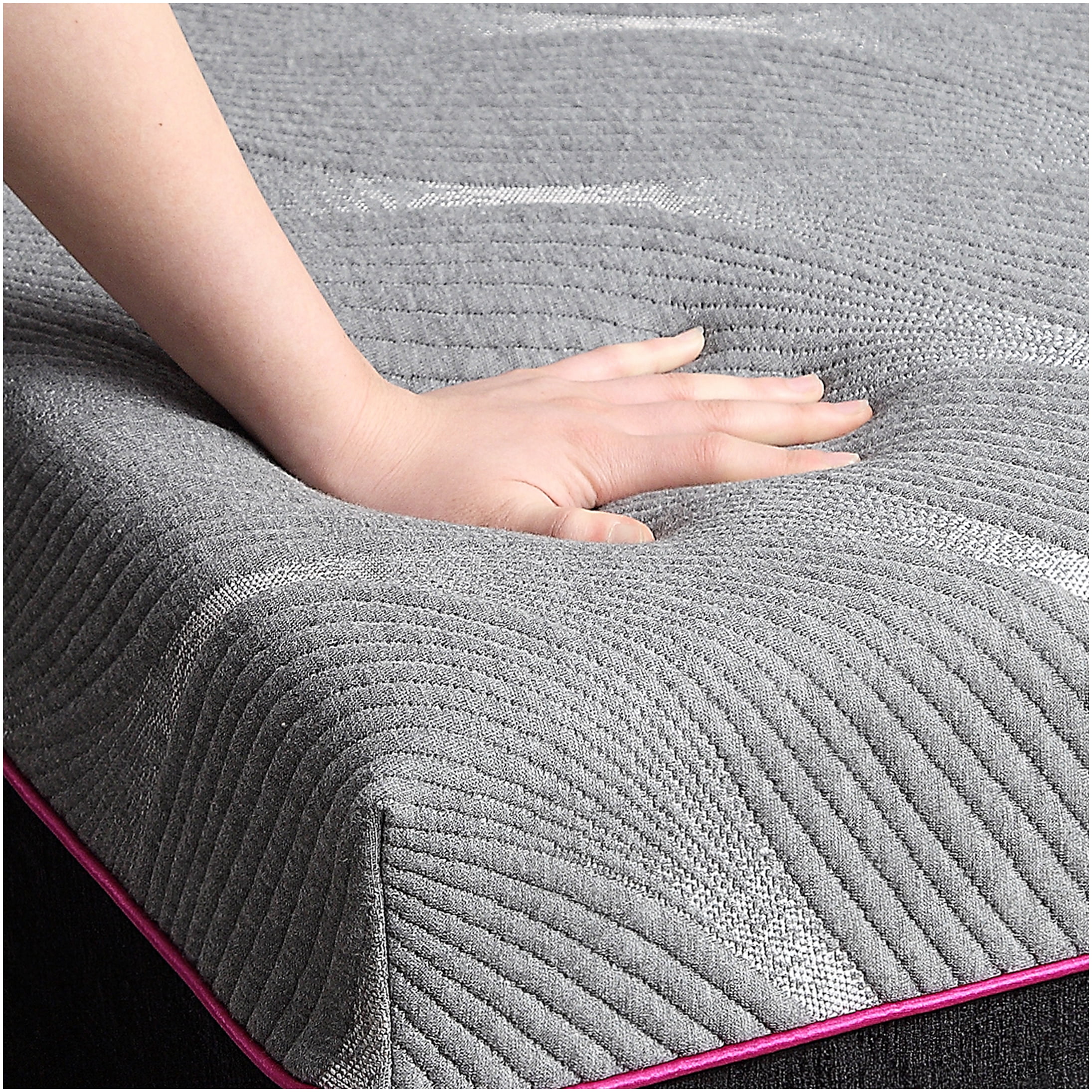King Size 11" Cooling Gel Memory Foam Mattress, Dual Flex Top, Medium Firm for Back Pain Relief, CertiPUR-US Certified, Grey