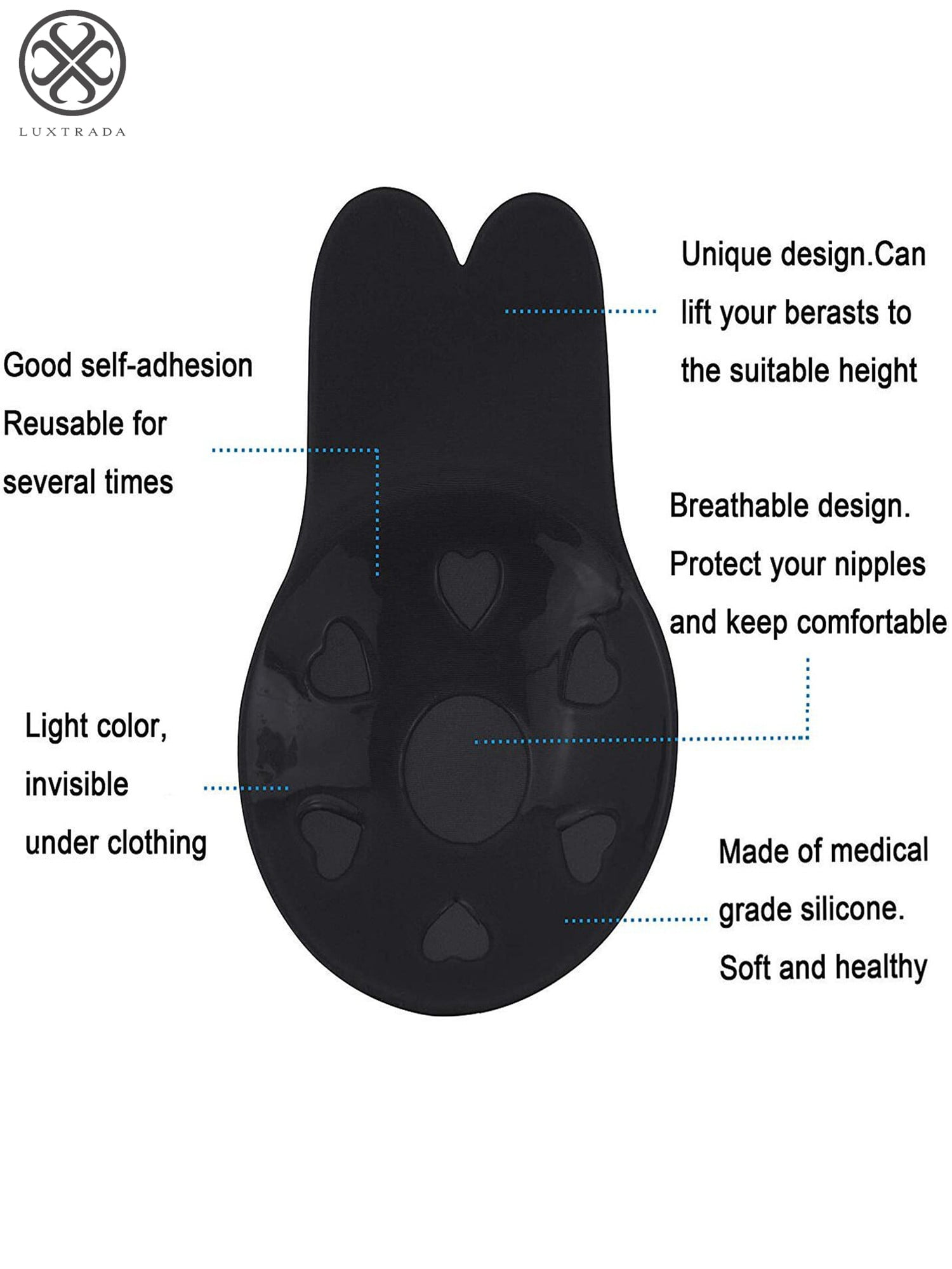 Up To 85% Off on 2 Pairs Rabbit Ear Invisible