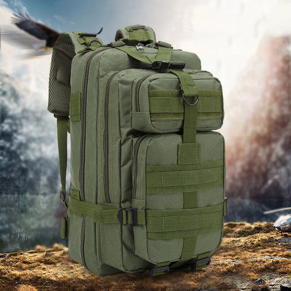 Mochila militar para hombre Mochila tactica Oxford 3P resistente al frio verde militar Walmart en linea