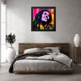thumbnail image 3 of Stephen Chambers 26x26 Black Modern Wood Framed Wall Art Titled - Reggae Bob, 3 of 6
