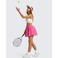 thumbnail image 7 of G4Free Chillwhisp Bubble Tennis Skirts for Women - 14" Mini Athletic Ruffled Hem Casual Skorts Inner Shorts with 4 Pockets, 7 of 7