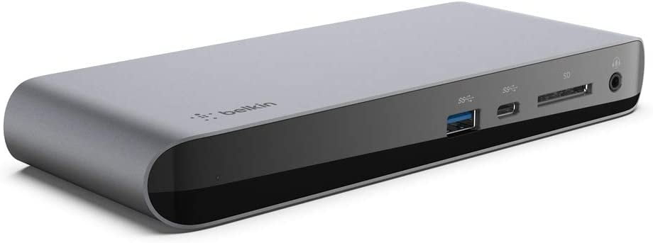 Thunderbolt 3 Dock Pro w/ Thunderbolt 3 Cable - USB-C Hub - USB-C Docking Station for MacOS & Windows, Dual 4K @60Hz, 40Gbps Transfer Speed, 85W Upstream Charging, w/ Ethernet, SD & Audio Ports