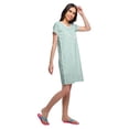 thumbnail image 4 of Moomaya Chemise de Nuit d'Allaitement à Boutons pour Femmes Imprimée, 4 of 5