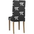 thumbnail image 4 of ZHANZZK Pi Symbol Stretch Chair Cover Protector Seat Slipcover for Dining Room Hotel Wedding Party Set of 6, 4 of 6