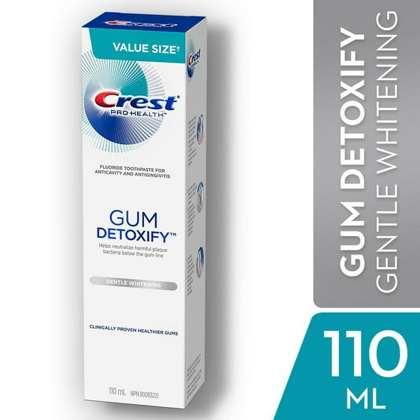 Crest Gum Detoxify Gentle Whitening Toothpaste, 110ml / Exp. Sept 2023
