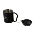 thumbnail image 4 of Portable Carabiner Hook Handle Mug With Lid Outdoor Travel Coffee Mug Camping Hiking Cup Lightweight Stainless Steel Mug Parts, 4 of 11