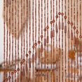thumbnail image 2 of ANMINY Vintage Brown Wave Light Filtering Kitchen Beaded Curtains, 35 x 75 in, 2 of 9