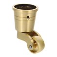 thumbnail image 2 of Rueda universal, rueda de latón resistente, rueda giratoria de 360 ​​grados para muebles, 2 of 4