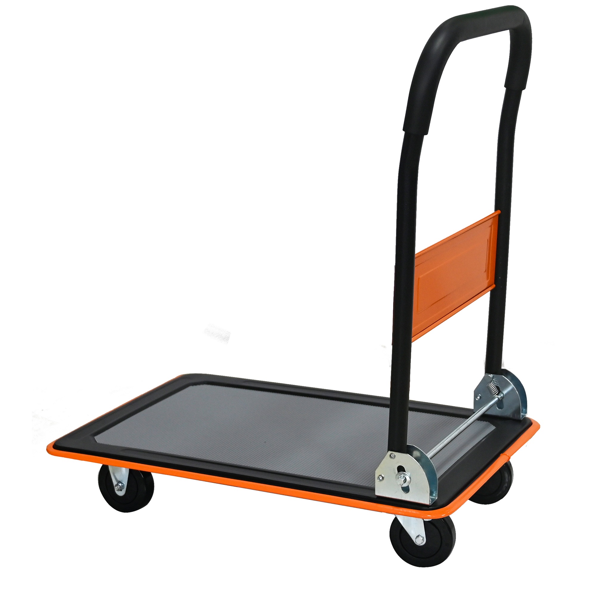 Foldable Flatbed Cart,330 lbs Heavy Duty Platform Hand Truck with Swivel Wheels