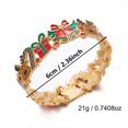 thumbnail image 3 of NICKSUN Christmas Enamel Stretch Bangle Bracelet for Women, Reindeer Candy Cane Gift Box Bell Statement Bracelet, Festive Xmas Holiday Costume Jewelry for Party Christmas Gift Stocking Stuffer, 3 of 7