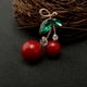 thumbnail image 2 of Lindas Pins Fashion Cherry Shwl Broches para Mujeres Niñas Vestido de noche Pin para mujer Joyería de San Valentín Decoraciones Regalo de vacaciones Inevent AP004701-00, 2 of 7