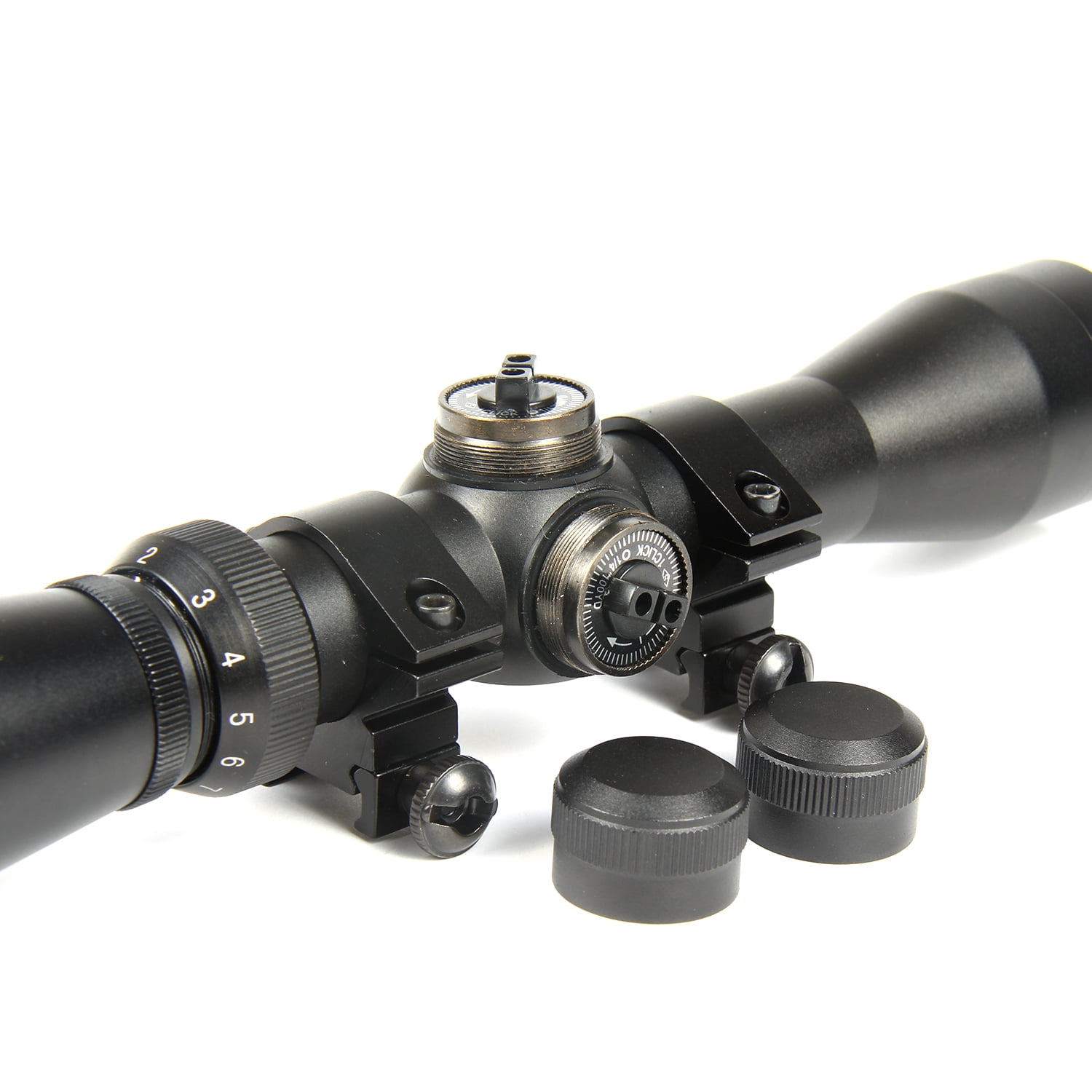 TACFUN Mosin Nagant 2-7x32 Long Eye Relief Scope + M44 M91 30 Scout Mount