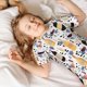 thumbnail image 5 of Balery Wine Bottles Glasses Conjunto de Pijama Infantil de Manga Corta con Estampado – Ropa de Dormir de Algodón Suave-XX-Large, 5 of 6