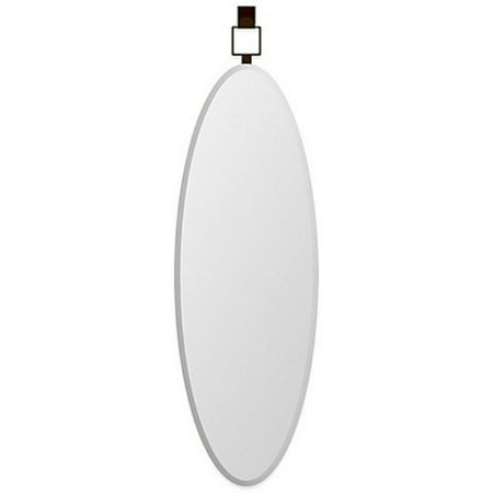 Door Solutions Oval 18 Inch X 54 Inch Over The Door Mirror In