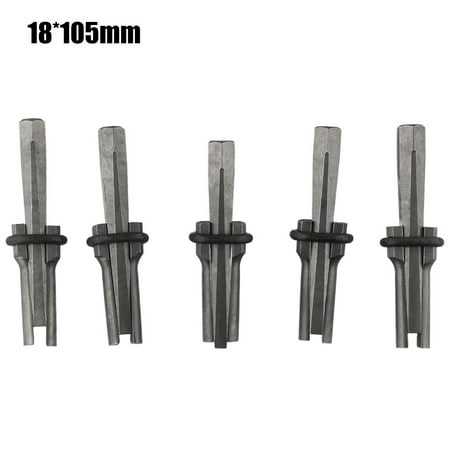 

5 Set 5/8 Inch Plug Wedges Feather Shims Rock Stone Splitter Hand Tools 18Mm