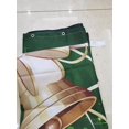 thumbnail image 4 of Green Christmas shower curtain,golden Christmas bell,snowflakes Waterproof Shower Curtain 12 Hooks Decor Bath Curtain Modern Bathroom Accessories Shower Custom 72 x 72 inch, 4 of 5