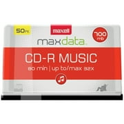 Maxell 50pc Cd-r Music 80min S