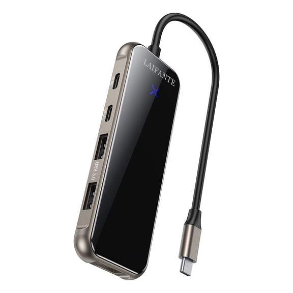 USB C Docking Station, 5 in 1 Docking Station with Ethernet Port, USB3.0, USB2.0, SD2.0, TF2.0