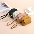 thumbnail image 4 of Womens Coin Purse Wrist Lanyard Handheld Wallet Solid-Color Zipper Key Bag, 4 of 8