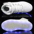 thumbnail image 5 of zapatos para niños zapatos luminosos led calzado deportivo para niños-blanco-40 oso de fresa Electrónica, 5 of 5