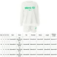 thumbnail image 4 of White Fox Tracksuit Set Sweatshirt Sweatpants Womens 2 Piece White XL, 4 of 4