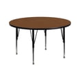 thumbnail image 3 of Flash Furniture 42'' Round Activity Table with 1.25'' Thick High Pressure Yellow Laminate Top and Height Adjustable Preschool Legs, 3 of 3