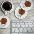 thumbnail image 2 of Thirstystone Mocha Stem 4-Pack Round Stone Coasters, 2 of 7