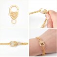 thumbnail image 4 of 20Pcs 18K Gold Plated Lobster Claw Clasps Tibetan Style Heart Shape Bracelet Extender Clasps Connector with 40Pcs Open Jump Rings for DIY Bracelet Necklace Jewelry Making Gold, 4 of 7