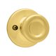 thumbnail image 1 of Tummy Knob Kwikset Tylo de latón pulido para diestros o zurdos, 1 of 1
