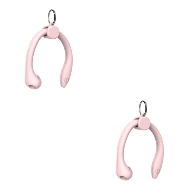 yingyy 1 Pair Soft Silicone Protective Earhooks For Anti-lost Ear Hook Secure Portable Hooks Earphone For pink 2Set