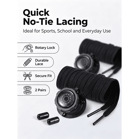 Black Boomerang Shoelaces