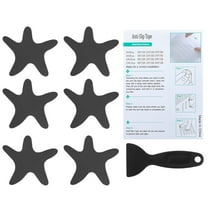 Uxcell Bathtub Non Slip Stickers Safety Shower Floor Anti Slip Stickers with Adhesive Decals Scraper for Bath Tub Shower Black