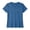 Blue, variant on Elwylmiz Women's V Neck T Shirt Short Sleeve Basic Tee Tops Casual Soft Comfy Summer Fall Shirts