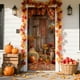 thumbnail image 4 of 35 X 79 Inch Thanksgiving Day Door Cover - Thanksgiving Day Door And Wall Decoration - Festival Party Decoration, 4 of 6
