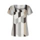thumbnail image 5 of Fiudx Ofertas de La Semana Blusa Holgada de Manga Corta con Cuello En V Informal Estampada a La Moda para Mujer, 5 of 5