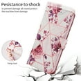 thumbnail image 5 of Dteck Marble Patterned Case for Apple iPhone 12 Pro Max 6.7-inch,Magnetic Leather Card Holder Wallet Kickstand Case Flip Shockproof Protective Cover with Strap,Rosegold, 5 of 8
