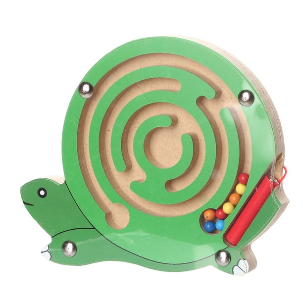 Juguete para Niños Laberinto Magnético XWSHYW Juego de Madera Tablero Intelectual de Madera B