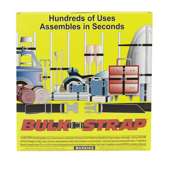 Bulk-Strap Webbing,Polypropylene,1 1/2" W,Black P15300BK