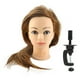 thumbnail image 2 of Cabeza De Maniquí De Entrenamiento, Maniquí De Práctica, Muñeca De Cosmetología, Cabeza De Entrenamiento De Peluquería Con Pelo, 2 of 7