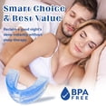 thumbnail image 3 of Silent Sleep Mouthpiece - Advanced Sleep Aid for Men & Women - Customizable, Adjustable, Comfortable & Reusable - Blue (1pc), 3 of 6