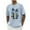 Light Blue, variant on Shirts for Men under $5 Short Sleeve Round-Neck Print Round Neck Casual Shirts