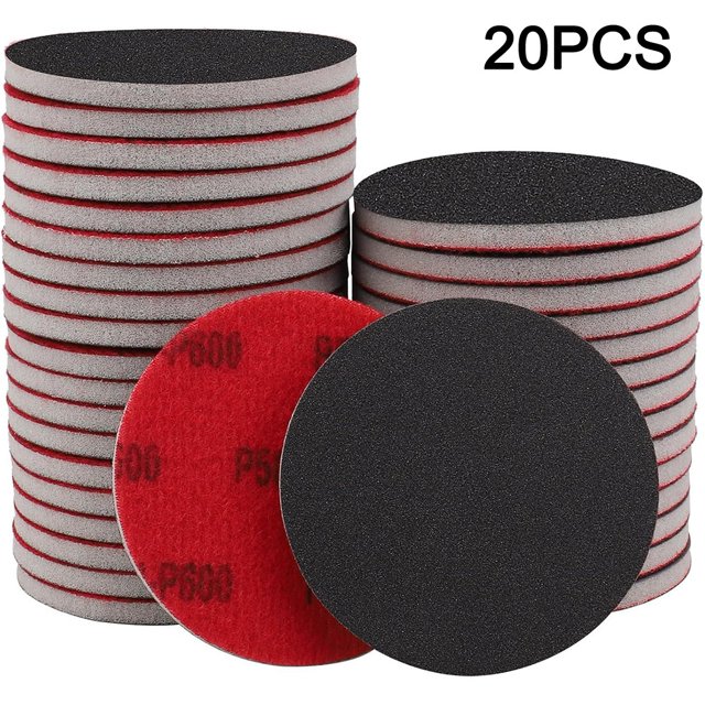 Versatile Sanding Sponges Pack of 20: Flexible, Reusable & Multi-Grit for All - 600 Grit