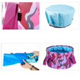 thumbnail image 3 of Paño de Oxford Homemiyn, cuenco plegable portátil de 14l, cubo portátil para acampar al aire libre (14l)(púrpura) Afortunado Sencillez, 3 of 5