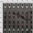 thumbnail image 2 of oneOone Cotton Poplin Twill Olive Green Fabric Stripe & Ikat Ethnic Sewing Craft Projects Fabric Prints By Yard 56 Inch Wide, 2 of 2