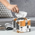 thumbnail image 6 of Yiaed Funny Cats Print Tissue Box Cover, PU Leather Decorative Organizer for Tabletop, Bathroom, Car, Office Creative Decorative, 6 of 7