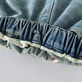thumbnail image 7 of Jeans for Girls Kids Toddler Girls Summer Thin Breathable Elastic Waist Jeans Cute Embroidered Loose Denim Pants with Pockets Baby Jeans Blue 4 Years-5 Years, 7 of 7