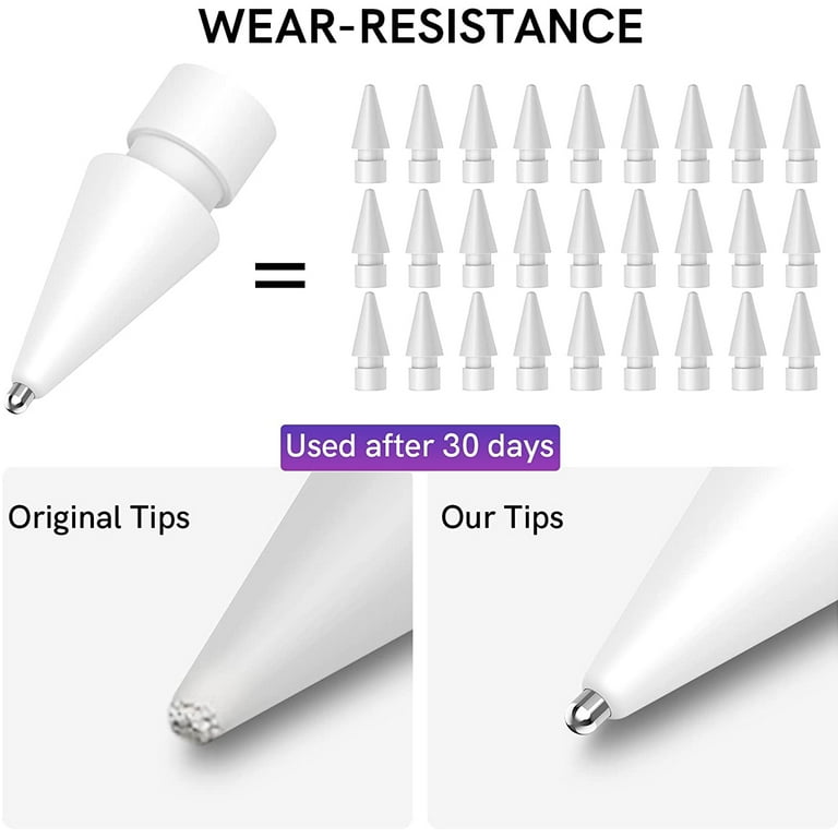 2Pack Pencil Tips for Apple Pencil 2nd Gen and 1st Gen, Upgraded
